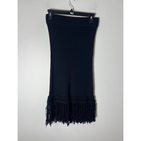 Womens Club Monaco Black Midi/Maxi Skirt Sz XS - Picture 1 of 3